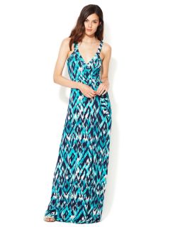 Astana Printed Wrap Maxi Dress by Tart