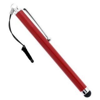 Importer520 Red Statinless Steel Capacitive Stylus with 3.5mm Adapter Plug for Samsung i500/Fascinate Galaxy S Cell Phones & Accessories