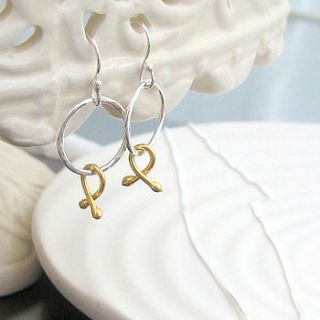'xo' hugs and kisses silver earrings by evy designs