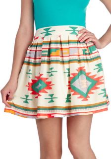 Sunset Out for Adventure Skirt  Mod Retro Vintage Skirts