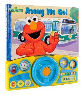 Sesame Street Steering Wheel Sound Book Away We Go Toys & Games