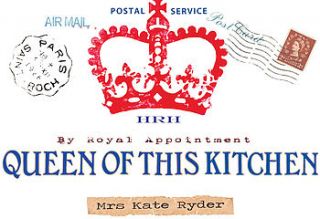 personalised king or queen apron by lovehart