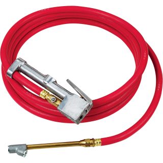 Milton Truck Tire Inflator Gauge with 15-Ft. Hose — Osha Compliant, Model# 98-A1-501  Air Hoses   Reels