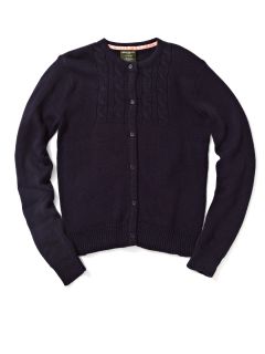 Cable Knit Button Down Cardigan by Eddie Bauer