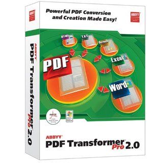 ABBYY PDF Transformer 2.0 Pro Software