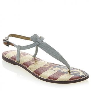 Sam Edelman "Gigi" Fabric or Leather Thong Sandal