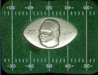 1996 Highland Mint "LIMITED EDITION" NFL Football Collectible Football Shaped Coin Silver with Diamon Stud Chip Earring  Emmitt Smith  Dallas Cowboys   Hall of Fame  Sports & Outdoors