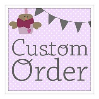 custom listing for emily by sew sweet violet