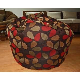 Ahh Products Spice Tree 36 inch Bean Bag Chair Black Size Large