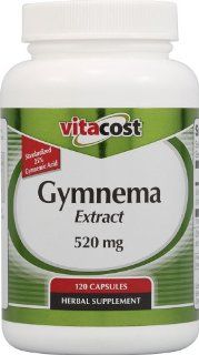 Vitacost Gymnema Extract    520 mg   120 Capsules  Herbal Supplements  Grocery & Gourmet Food