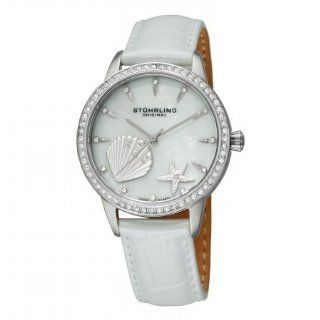 Stuhrling Original Women's 521.1115P7 Verona La Playa Swiss Quartz Mother of Pearl White Watch Watches