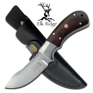 Elk Ridge ER 522BW Fixed Blade Knife, 7.5 Inch  Hunting Knives  Sports & Outdoors