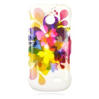 Cell Phone Case Cover Skin for Samsung T528G (Water Flowers)   Straight Talk,TracFone Cell Phones & Accessories
