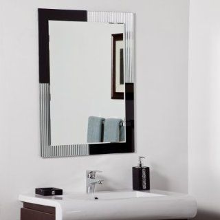 Decor Wonderland Jasmine Modern Bathroom Mirror   Wall Mounted Mirrors