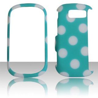Polka dot snap on case for Lg Octane VN530 Cell Phones & Accessories