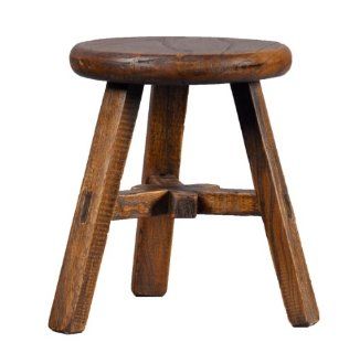 Antique Revival Wooden Kids Seat, Round   Childrens Chairs