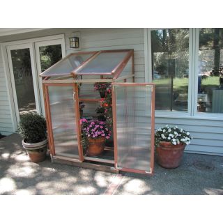 Sunshine Patio GardenHouse — 4ft.W x 3ft.D x 5ft.8in.H, Model# GKP-PGH  Green Houses