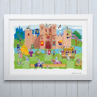 knight's castle fine art print by art adventure