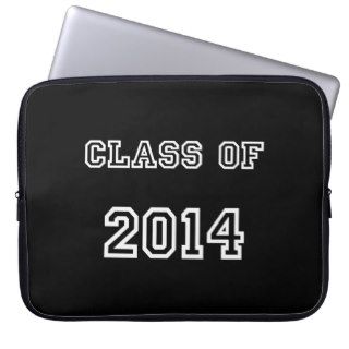 Class of 2014   Customized Graduation Template Laptop Sleeve