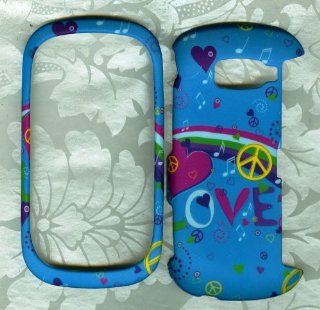 New Blue Peace Rubberized case for Lg Octane VN530 Cell Phones & Accessories