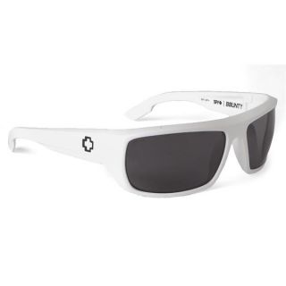 Spy Bounty Sunglasses Matte White/Grey Lens
