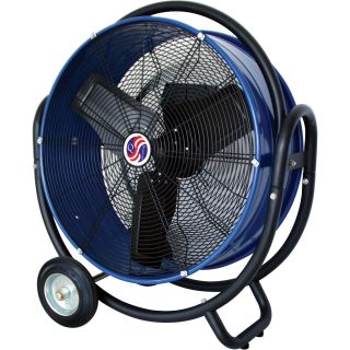 Q Standard Energy-Efficient Tilt Circulator Fan — 24in., 7700 CFM, Model# 19282  Floor Fans