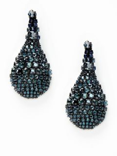 Rhinestone Teardrop EARRINGS by Vera Wang