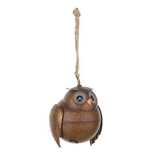 owl bell decoration by the contemporary home