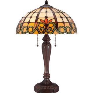 Tiffany Bishop With Russet Finish Table Lamp