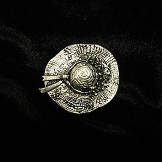 vintage hat engraved masj brooch by iamia