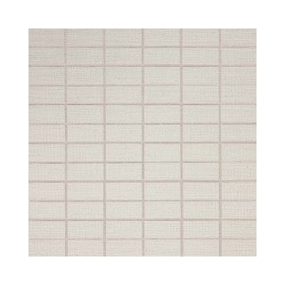 American Olean 10 Pack Infusion White Fabric Thru Body Porcelain Mosaic Subway Floor Tile (Common 12 in x 12 in; Actual 11.75 in x 11.75 in)