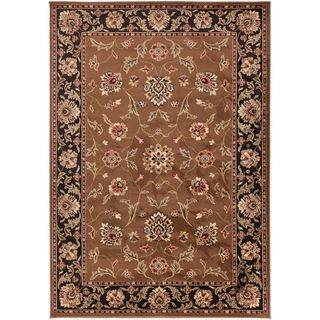 Sharon Brown Woven Traditional Floral Rug (2 X 33)