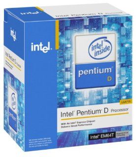 Intel Pentium D 805 Dual Core Processor 2.66GHZ 533FSB Electronics