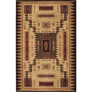 Shaw Living Storm 7 ft 9 in x 10 ft 10 in Rectangular Brown Transitional Area Rug