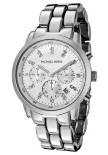 Michael Kors MK5414  Watches,Chronograph White Crystal White Mother Of Pearl Stainless Steel, Chronograph Michael Kors Quartz Watches