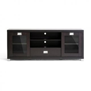 Matlock Modern TV Stand and Media Center with Glass Doors