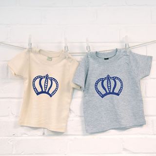cute crown child's t shirt by scamp