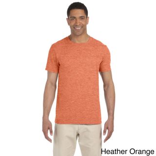 Gildan Mens Softstyle Fashion T shirt Orange Size XXL