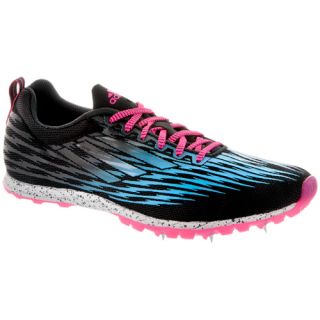 adidas XCS 5 Spike adidas Womens Running Shoes Black/Solar Blue/Neon Pink