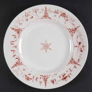 Juliska Ceramics Country Estate Winter Holiday Dinner Plate, Fine China Dinnerwa