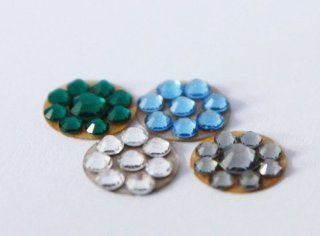 TOOGOO 1 piece of Bling Rhinestone Home Button Sticker For iPhone   silver 1pc bulk package Cell Phones & Accessories