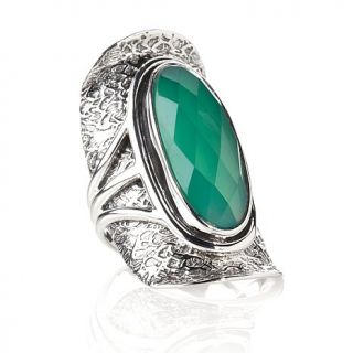 Himalayan Gems™ Bold Oval Gemstone Sterling Silver Ring