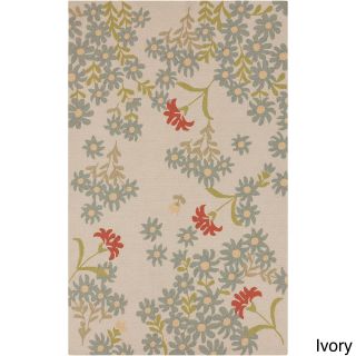 Paule Marriot Hand hooked Cannes Contemporary Outdoor Floral Rug (2 X 3)