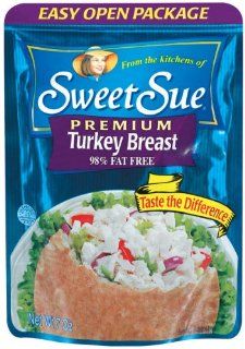 Sweet Sue Turkey Breast, 7 Ounce Pouches (Pack of 6)  Prepared Meat Dishes  Grocery & Gourmet Food
