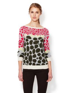 Pebble Print Cashmere Sweater by Shae