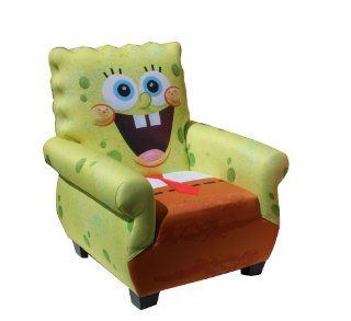 Nickelodeon Spongebob Squarepants Adult Chair   Childrens Upholstered Armchairs