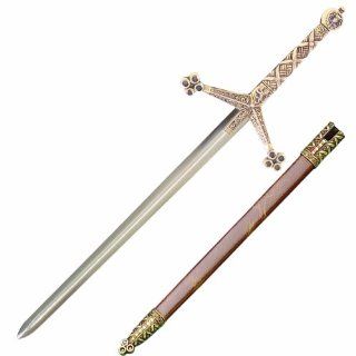 Denix Medieval Claymore Sword Letter Opener with Scabbard  