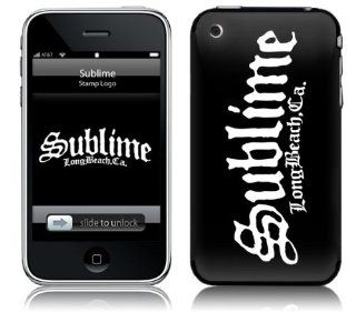 MusicSkins, MS SUBL50001, Sublime   Stamp Logo, iPhone 2G/3G/3GS, Skin Cell Phones & Accessories
