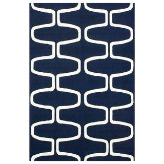 Nuloom Hand hooked Abstract Moroccan Trellis Wool Rug (36 X 56)