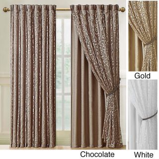 Irena Curtain Panel With Attached Backing